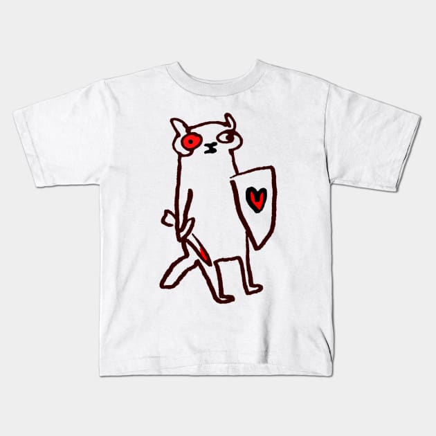 WARRIOR CAT Kids T-Shirt by anammalikah